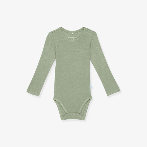 Soft Jade Waffle Bodysuit