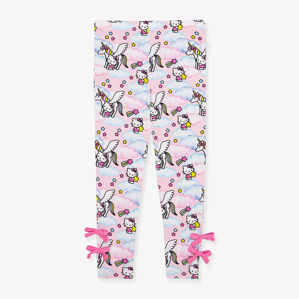 Hello Unicorn Bow Leggings