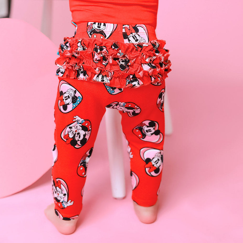 Be My Valentine Ruffled Bum Leggings
