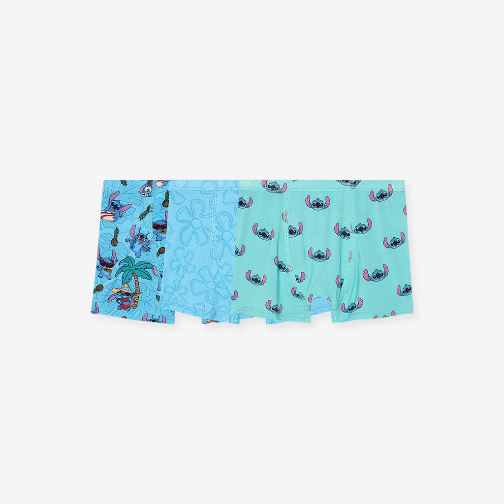 Disney Tropical Stitch Boys' Boxer Brief Set