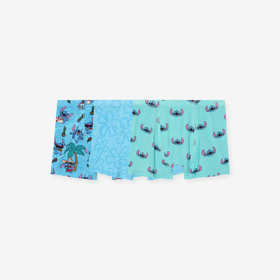 Disney Tropical Stitch Boys' Boxer Brief Set