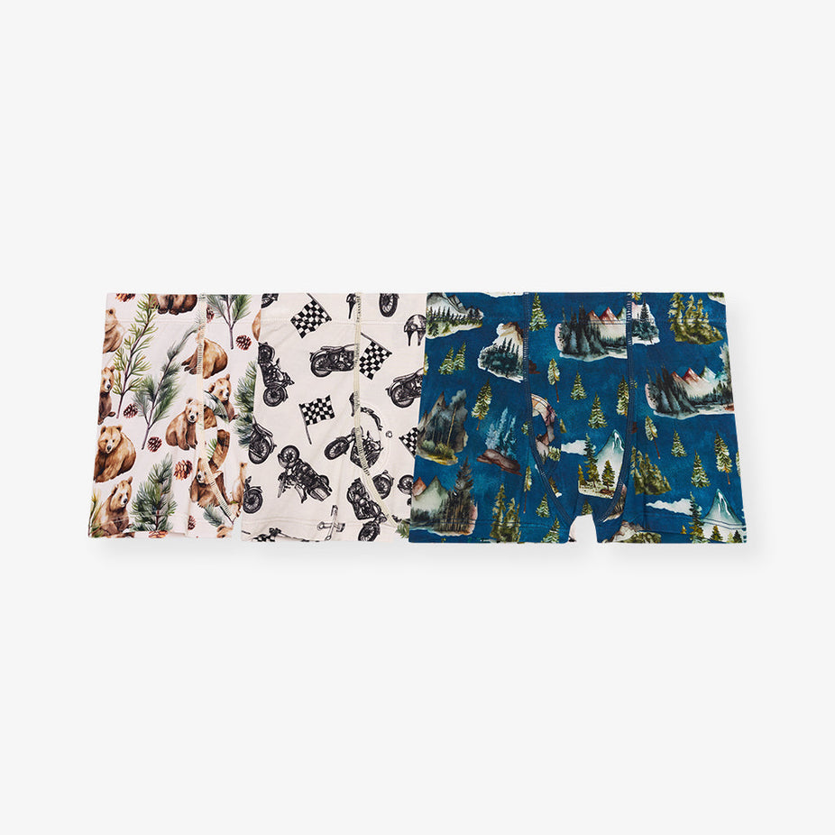 Asher Boys' Boxer Brief Set