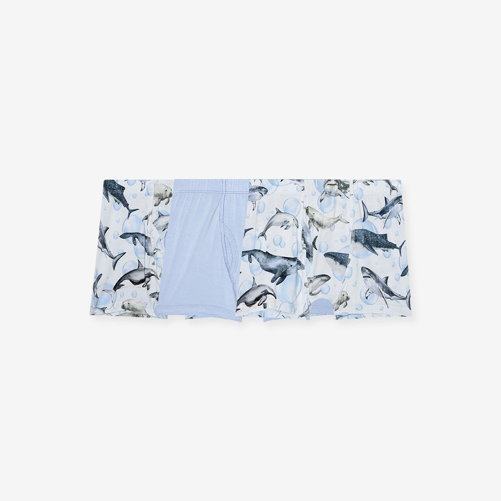 Sharkly Boys' Boxer Brief Set