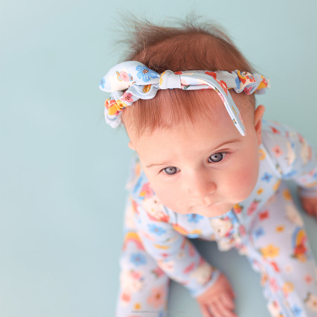Springtime Blue Hello Kitty® Micro Bow Headwrap Set