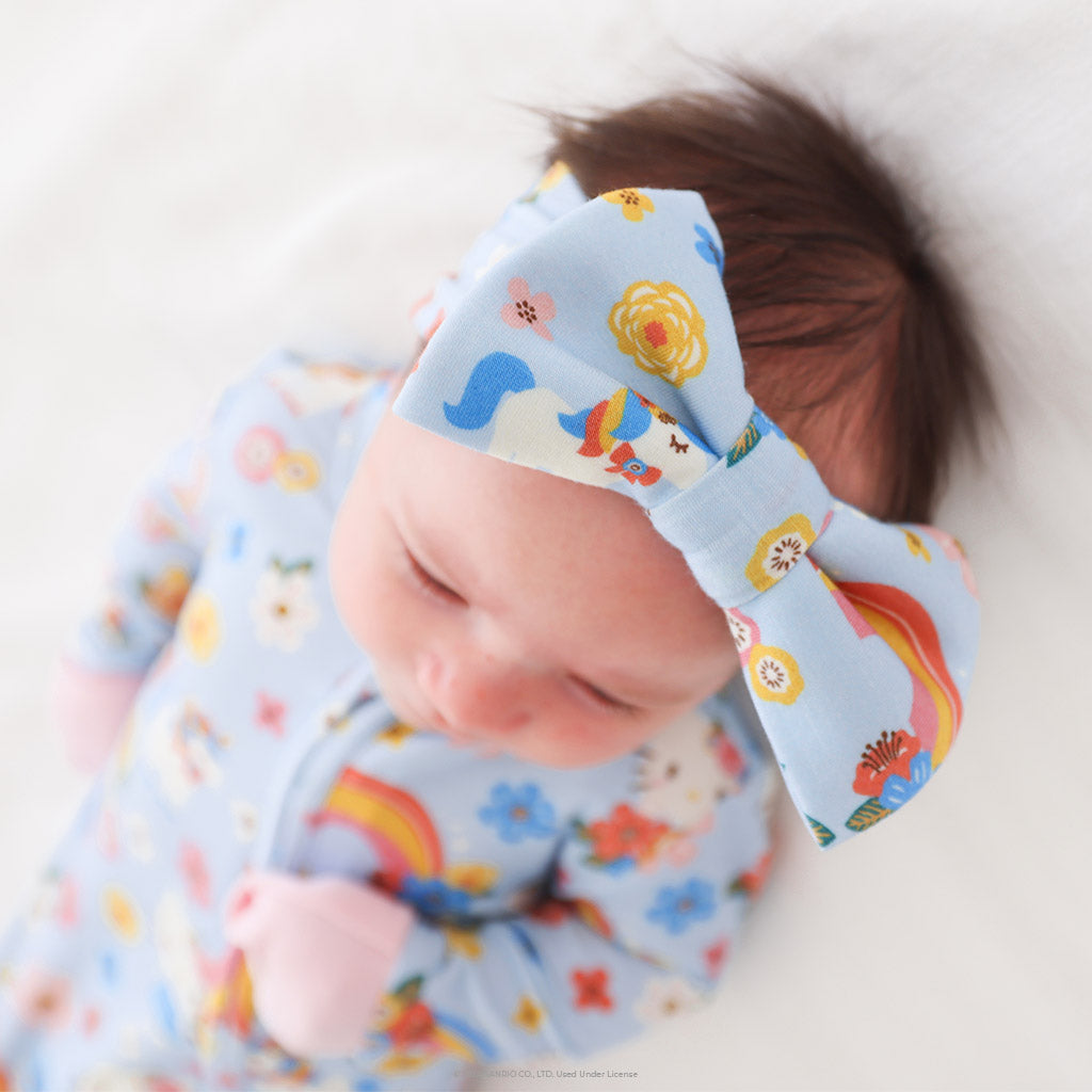 Springtime Blue Hello Kitty® Luxe Bow Headwrap
