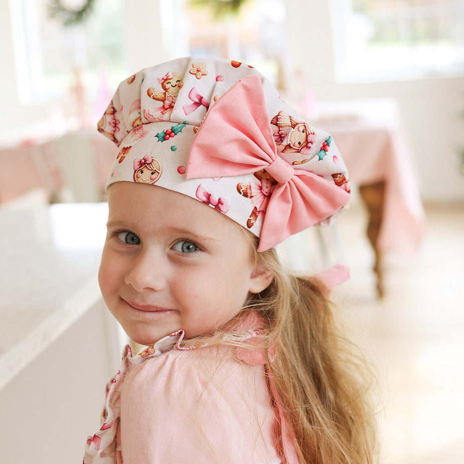 Ginger Posh Kids' Bow Chef Hat