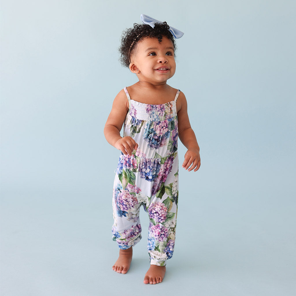 Kara Sleeveless Smocked Jumpsuit