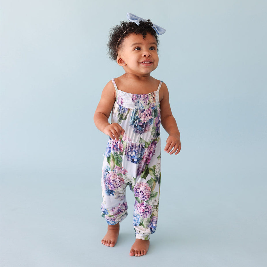 Kara Sleeveless Smocked Jumpsuit