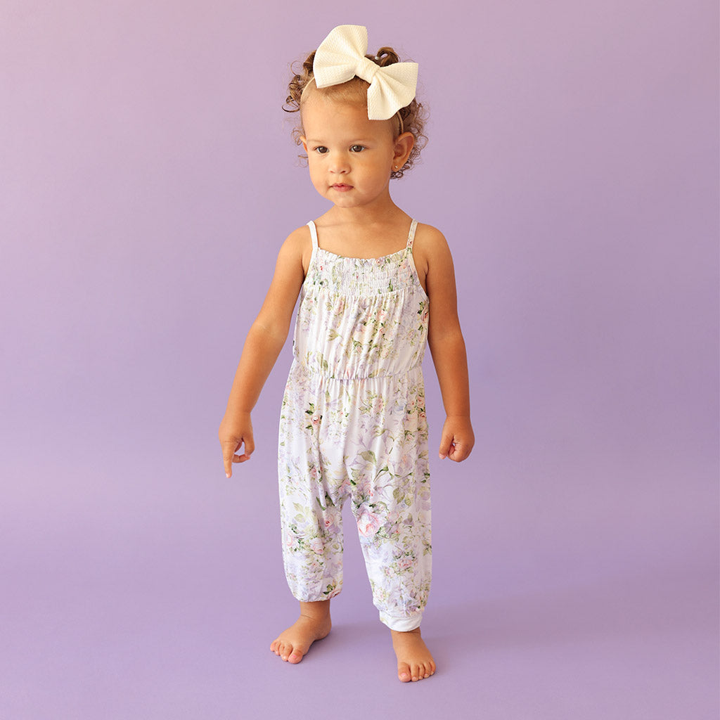 Vanna Sleeveless Smocked Jumpsuit