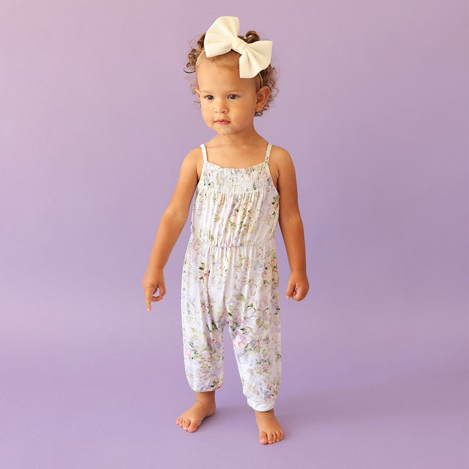 Vanna Sleeveless Smocked Jumpsuit