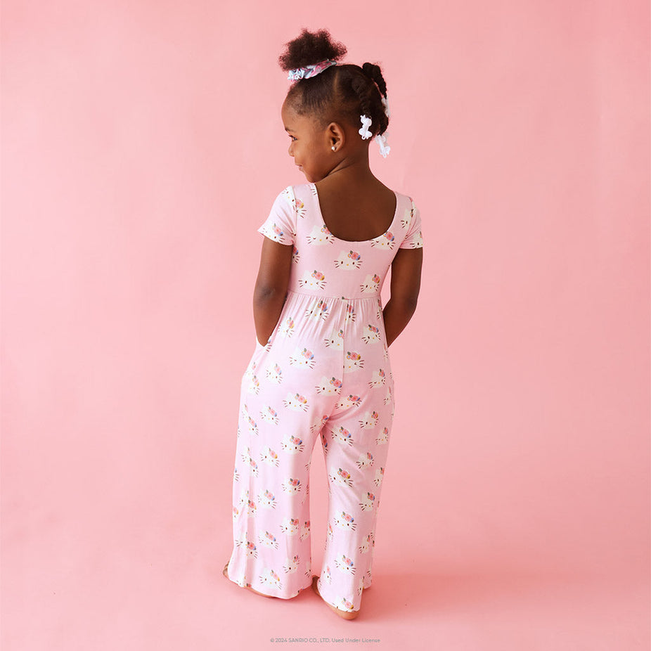 Pastel Pink Hello Kitty® Scoop Back Jumpsuit