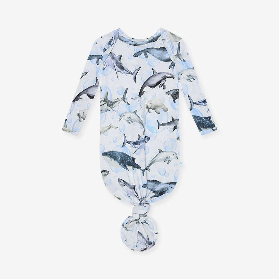 Sharkly Knotted Gown