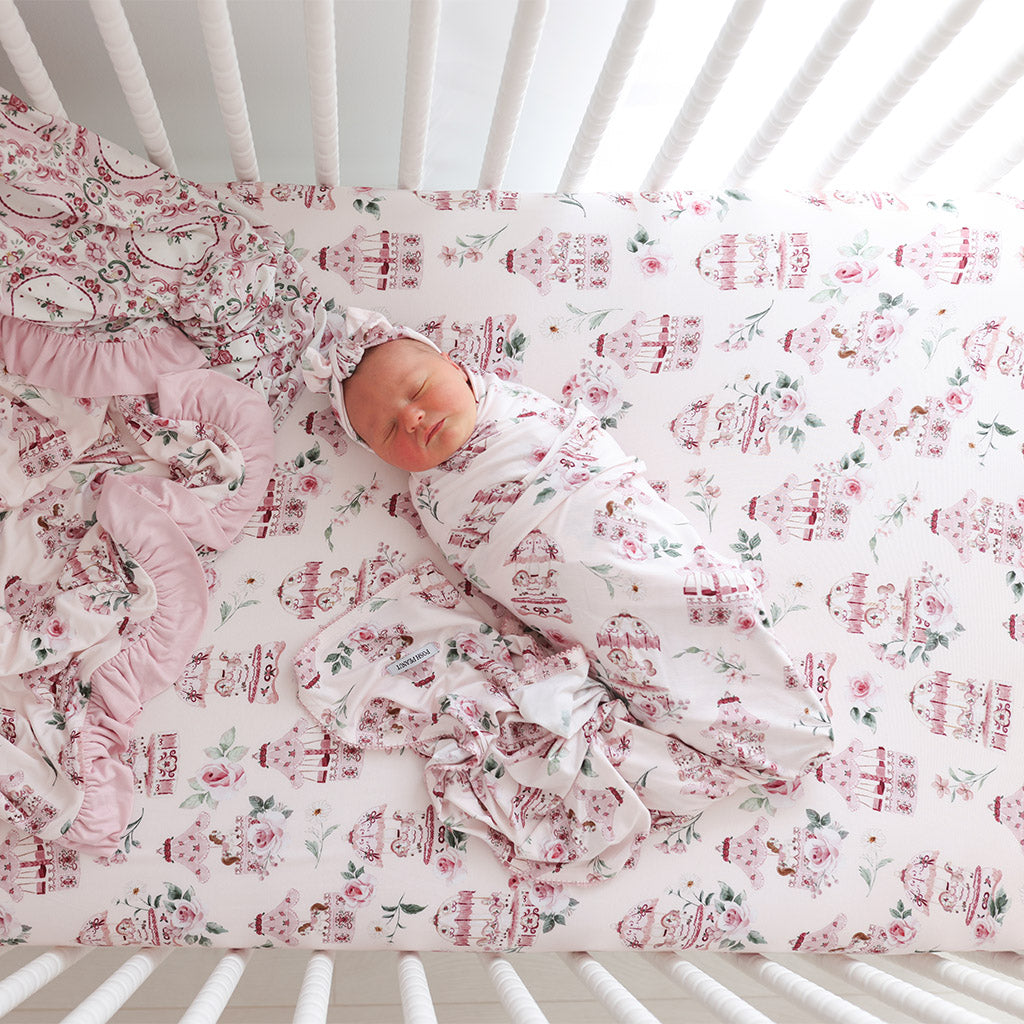 Parisian Carousel Crib Sheet