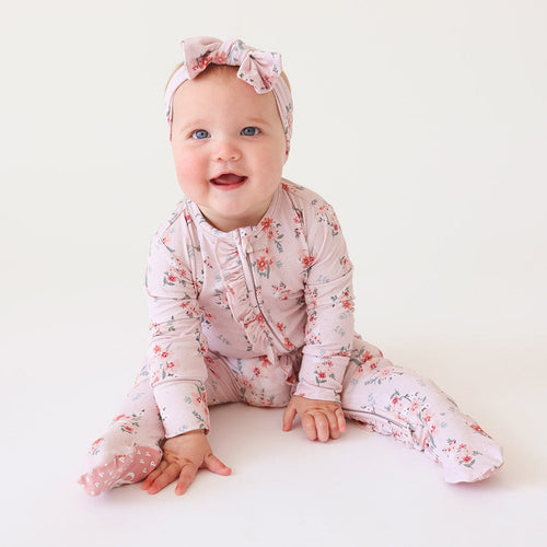 London Footie Ruffled Zippered One Piece