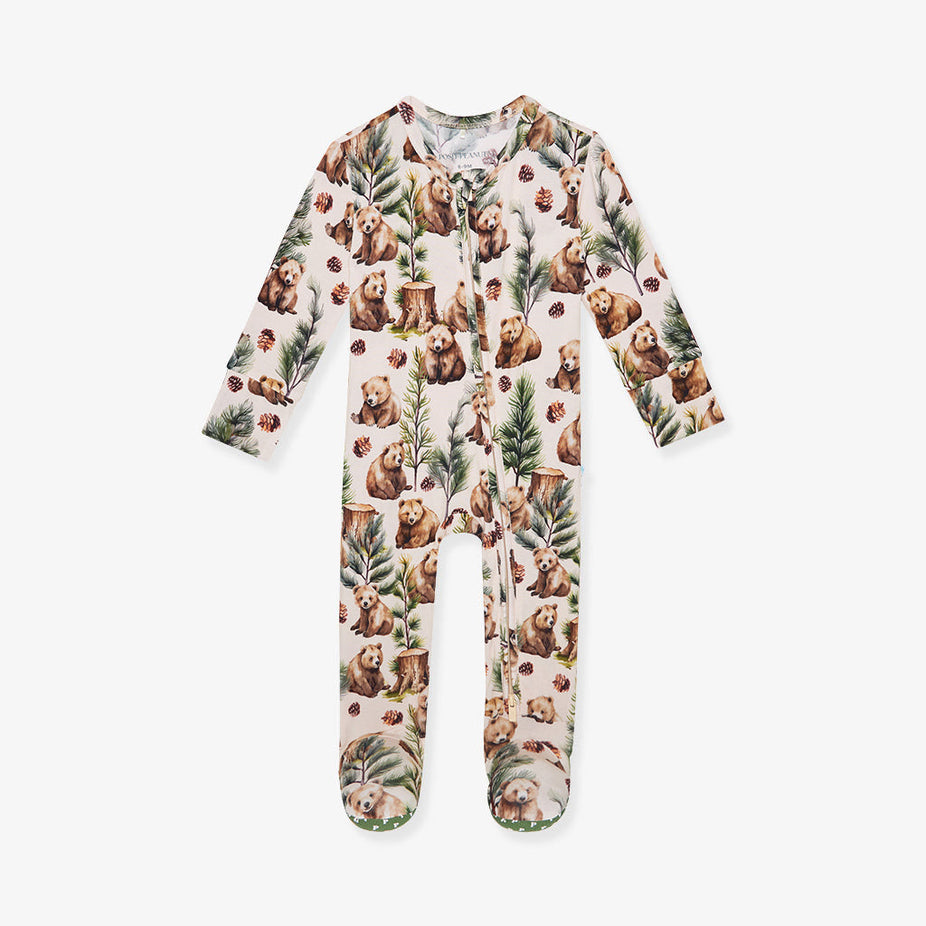 Rupert Footie Zippered One Piece