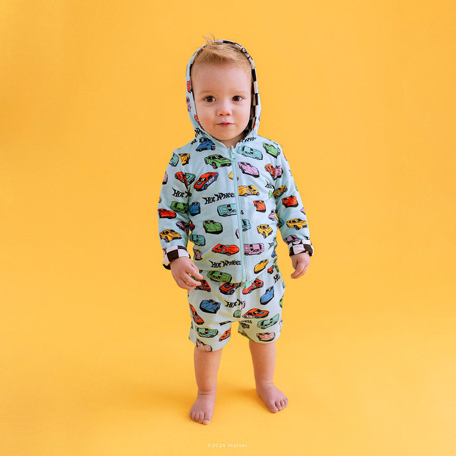 Retro Hot Wheels™ & Hot Wheels™ Retro Checker Reversible Long Sleeve Jacket