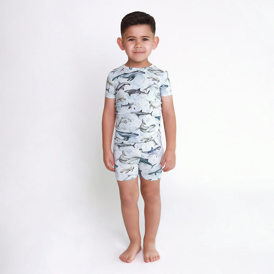 Sharkly Classic Pajama Short Set