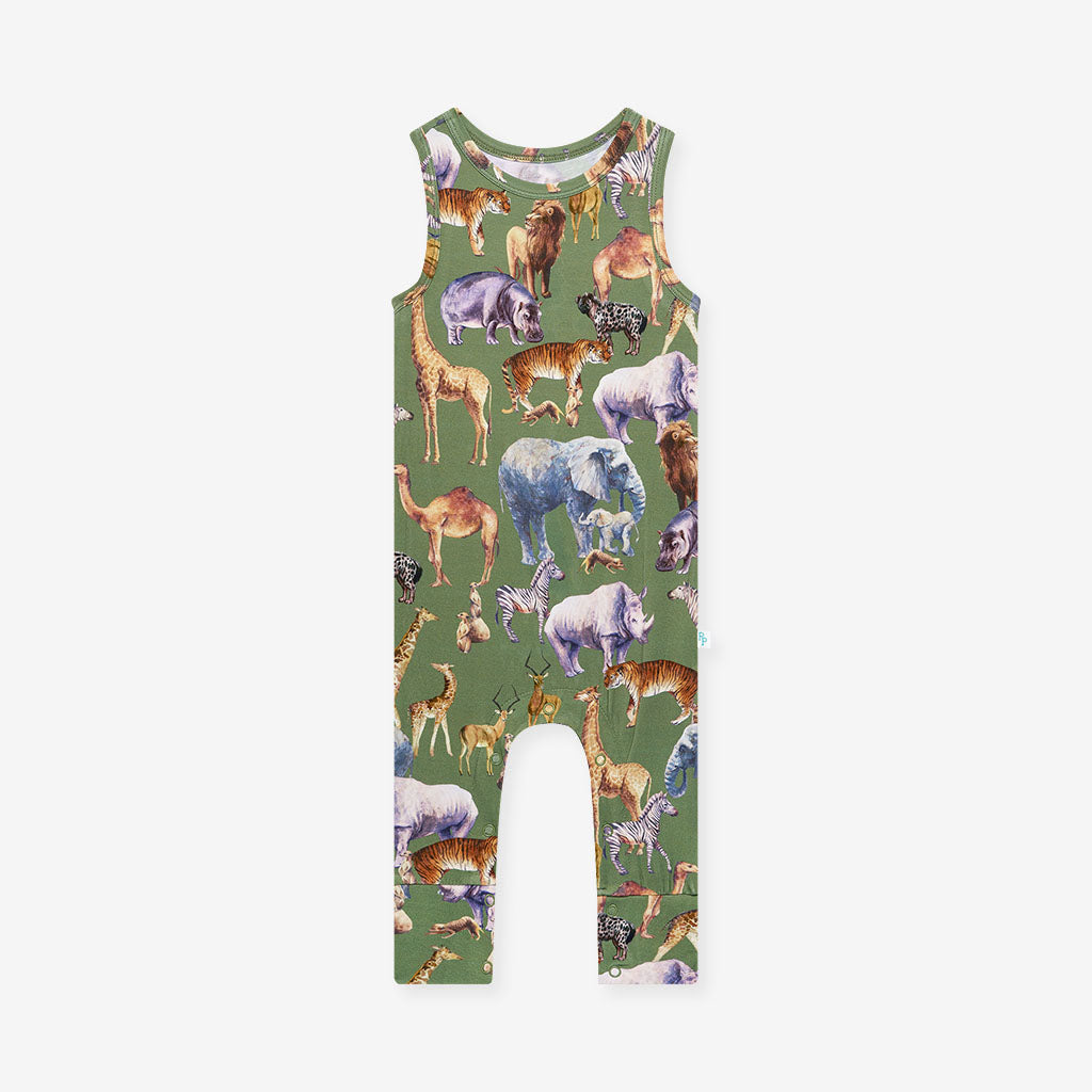 Posh Safari Racerback Romper