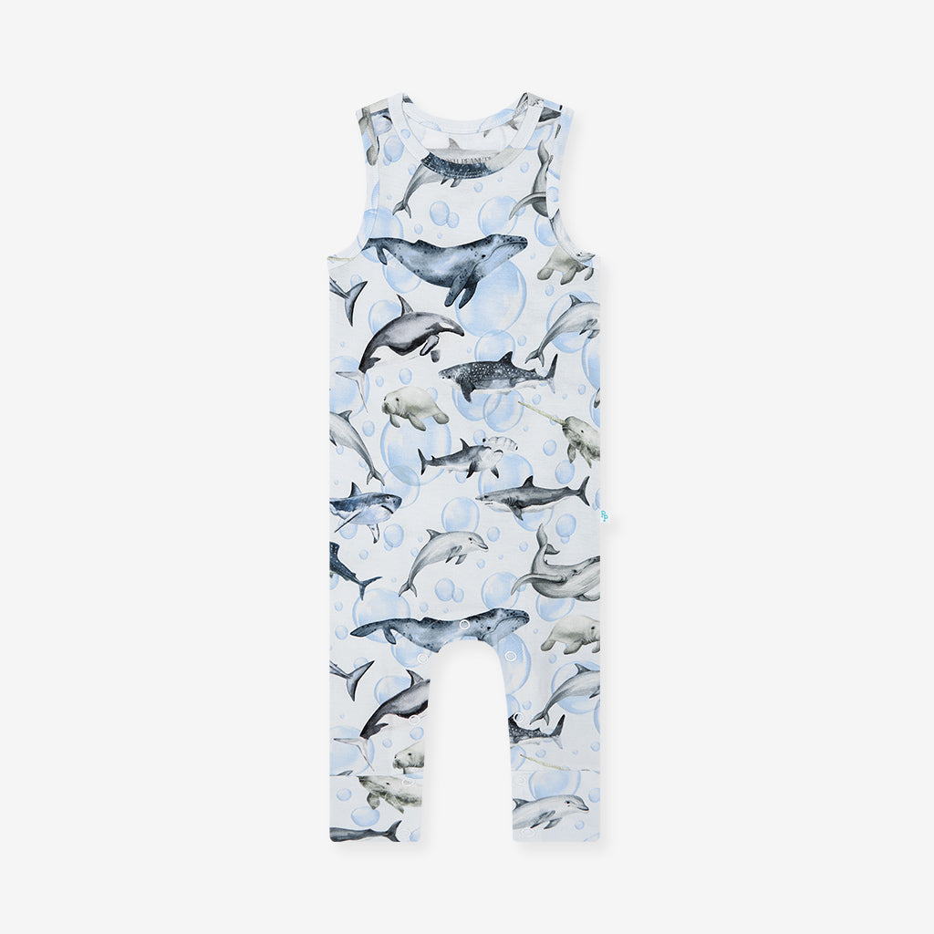 Sharkly Racerback Romper