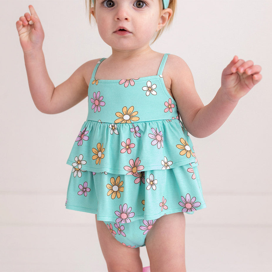 Donna Ruffled Bubble Romper
