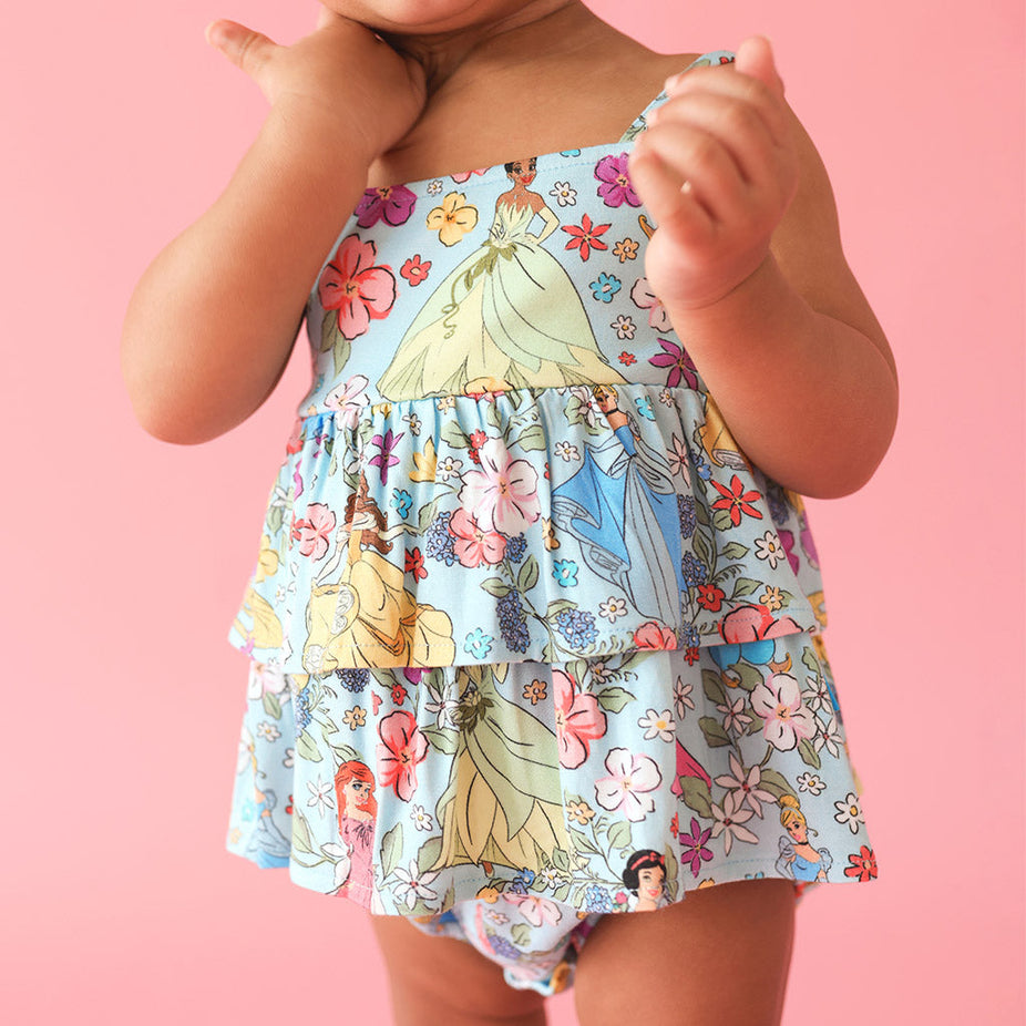 Disney Princesses Ruffled Bubble Romper