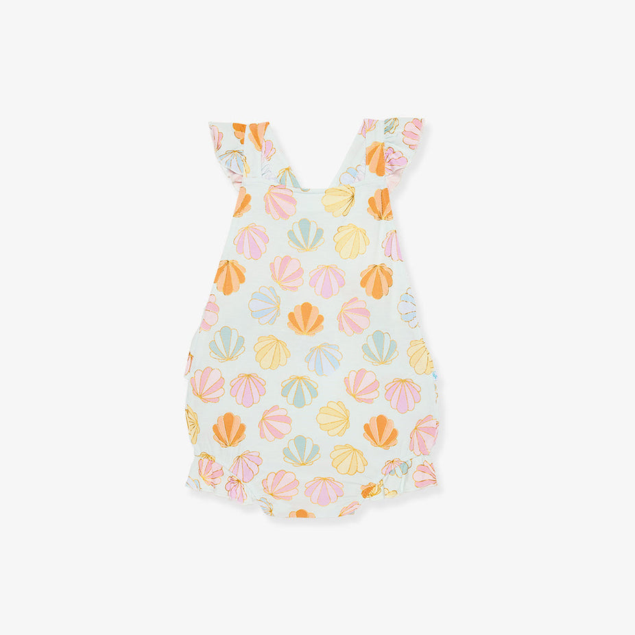 Shelly Ruffled Strap Bubble Romper