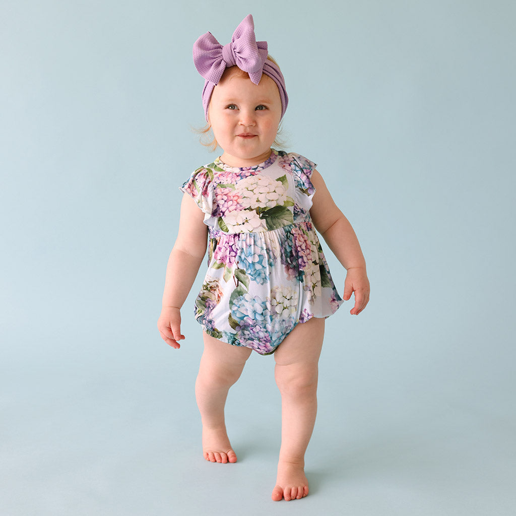 Kara Flutter Sleeve Bubble Romper