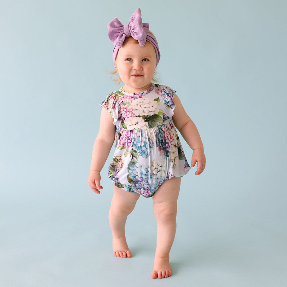 Kara Flutter Sleeve Bubble Romper