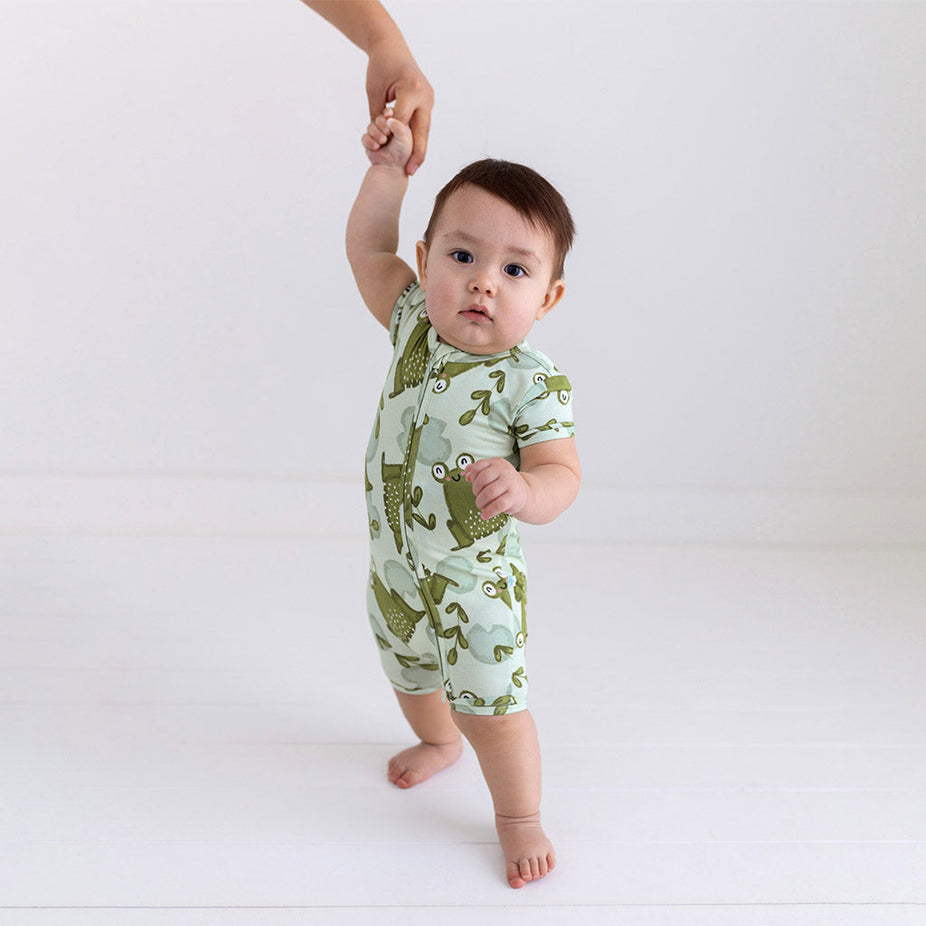 Ribbert Zippered Romper
