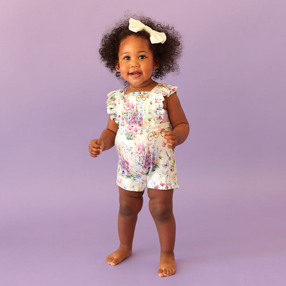 Katrina French Terry Short Overalls