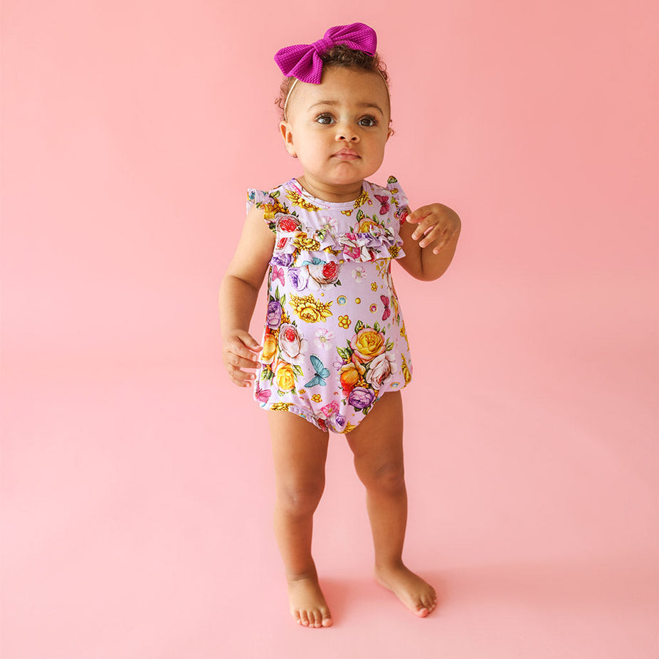 Adrina Ruffled Bubble Romper