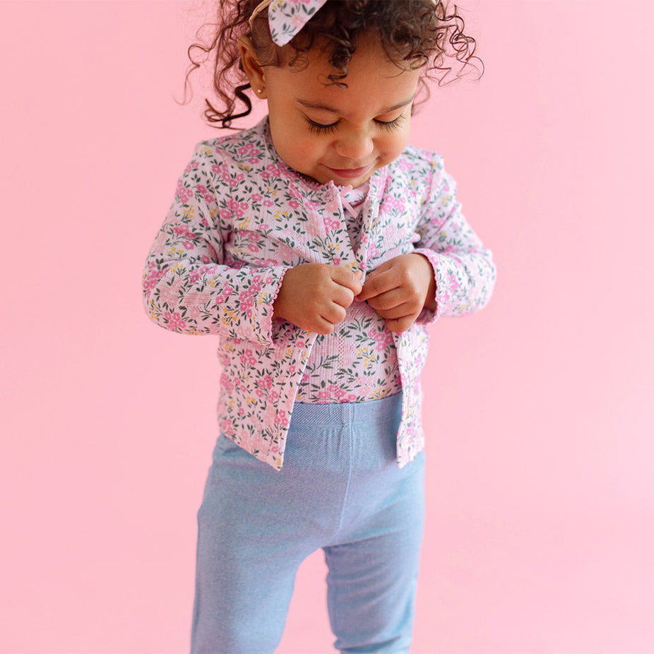 Meadow Haze Pointelle Cardigan