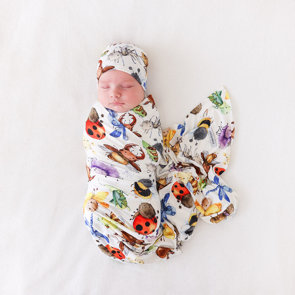 Bentley Swaddle Beanie Set