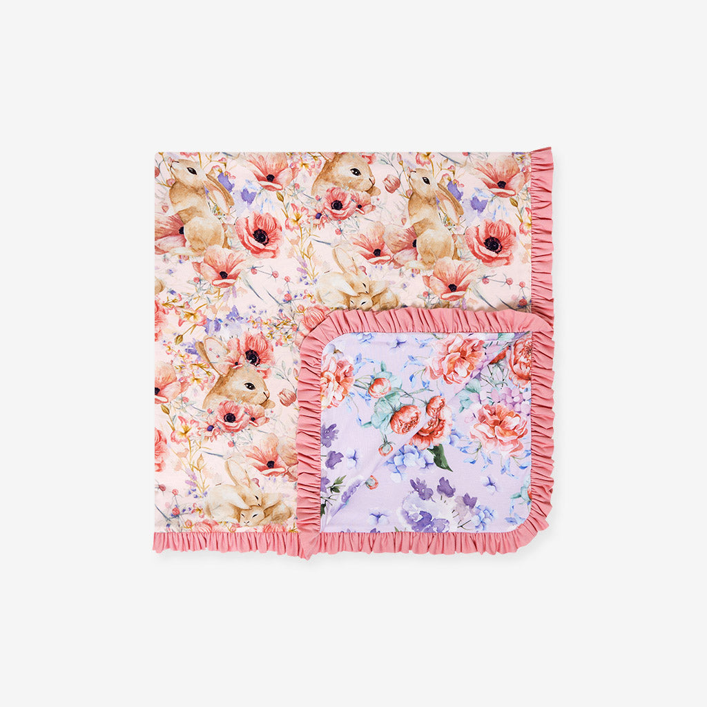 Everly Rose & Joaquina Ruffled Luxette Patoo® Blanket