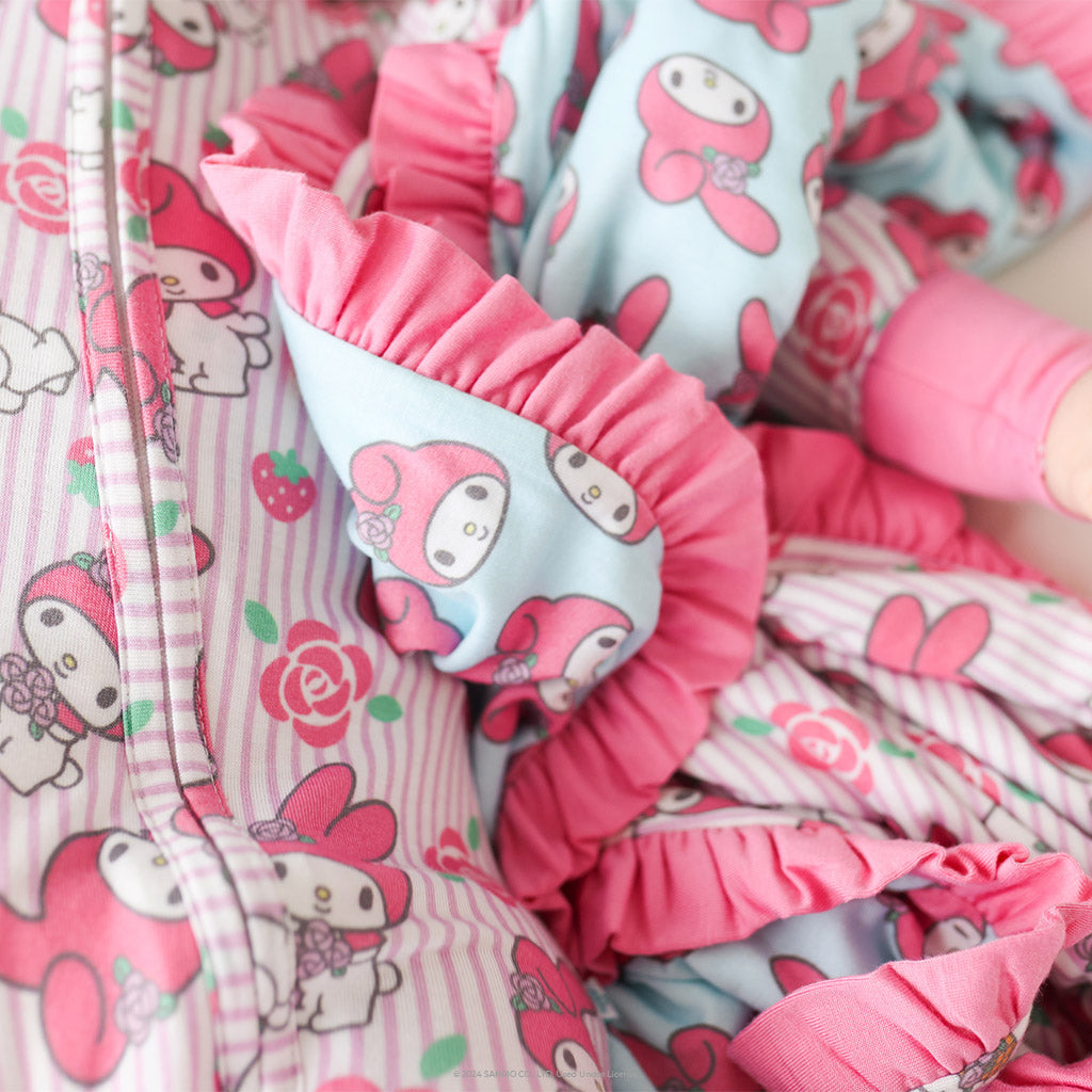 My Melody® Springtime & My Melody® Ruffled Luxette Patoo® Blanket