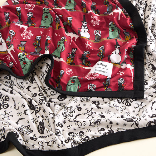 Disney The Nightmare Before Christmas Folly and Fright & Christmas Fright Luxette Patoo® Blanket