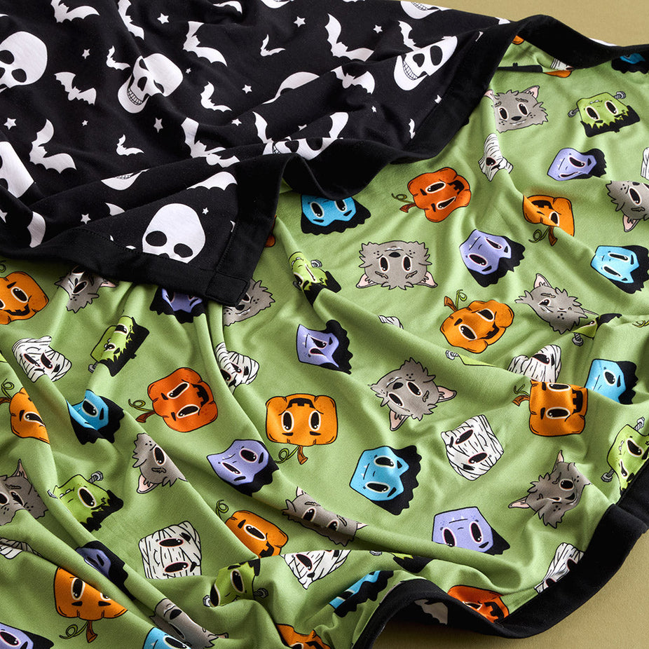 Posh Monsters & Skelly Luxette Patoo® Blanket