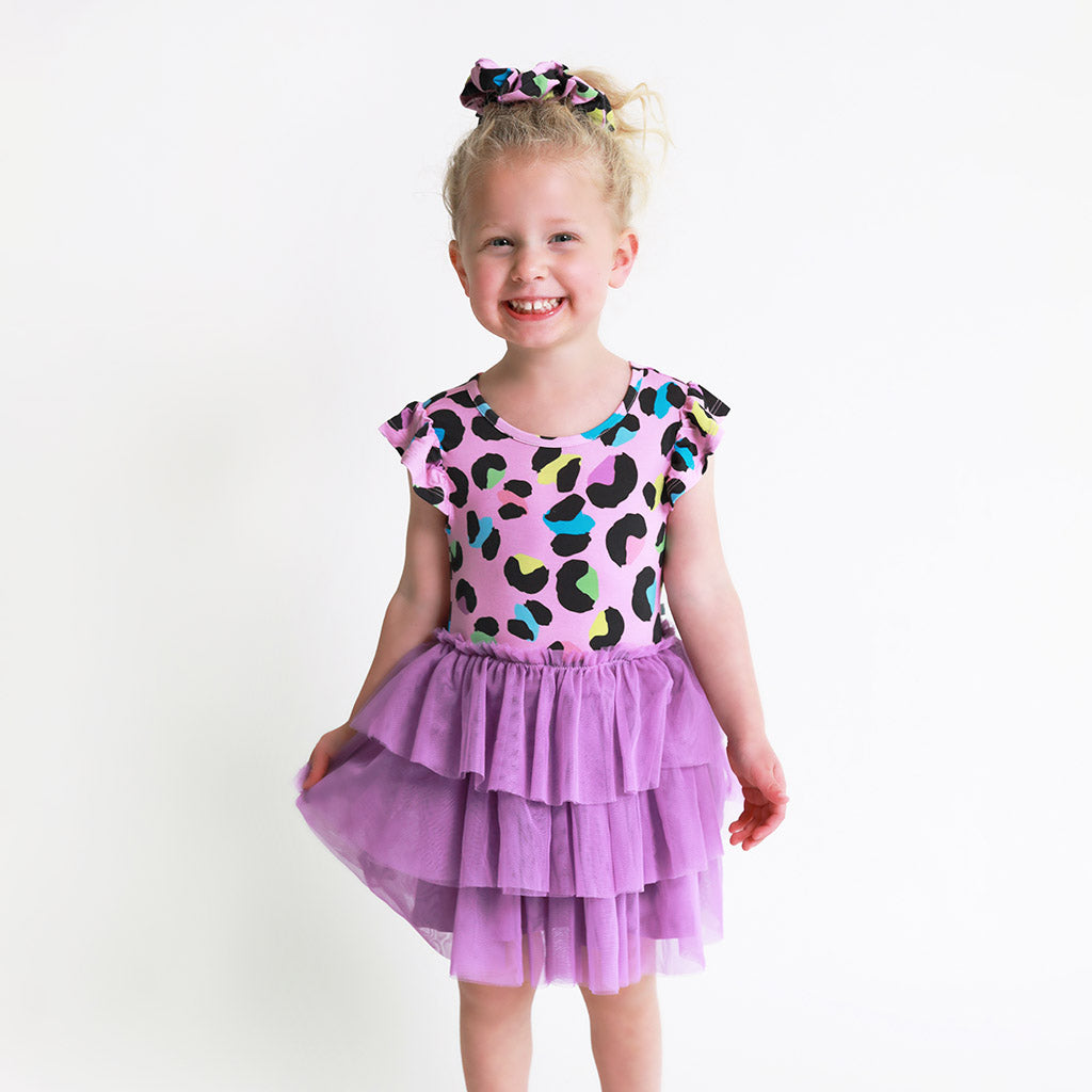 Electric Leopard Tulle Dress