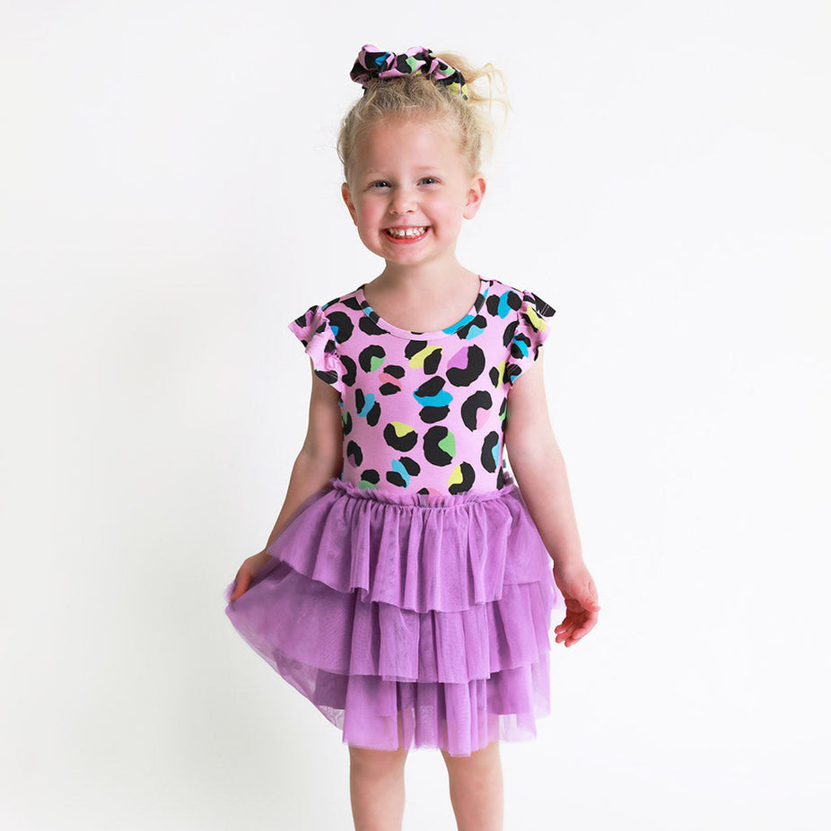 Electric Leopard Tulle Dress