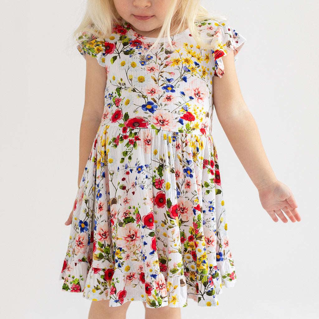 Barbara Ruffled Twirl Dress