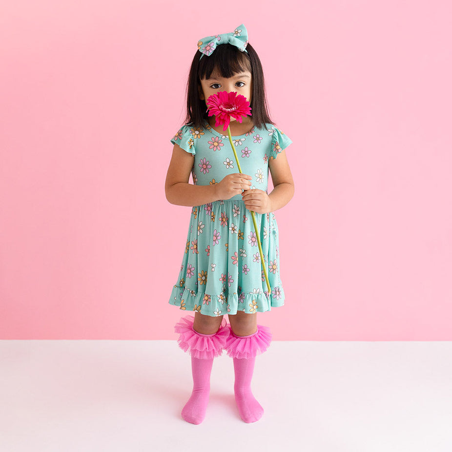 Donna Ruffled Twirl Dress