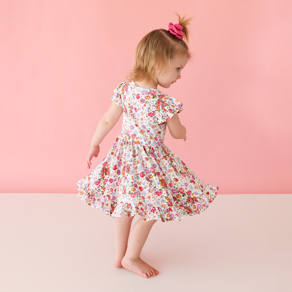 Elena Blake Ruffled Twirl Dress