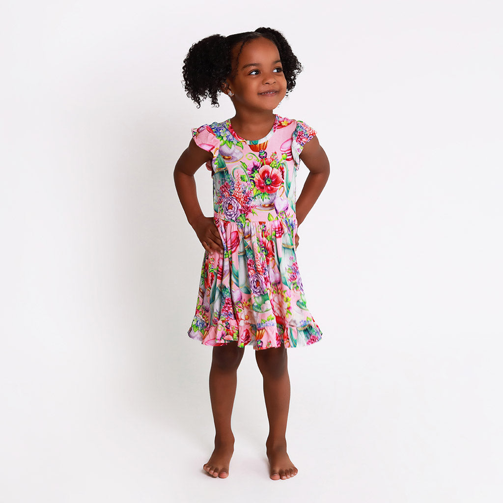 Elizabeth Ruffled Twirl Dress