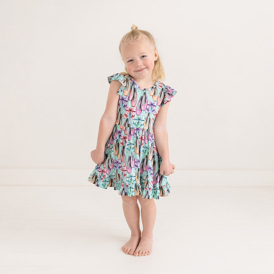 Irina Ruffled Twirl Dress