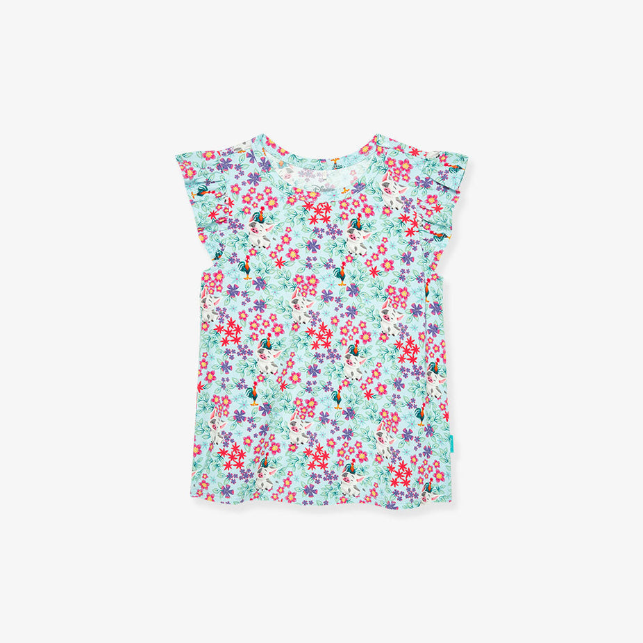 Disney Pua and Heihei Ruffled Tee