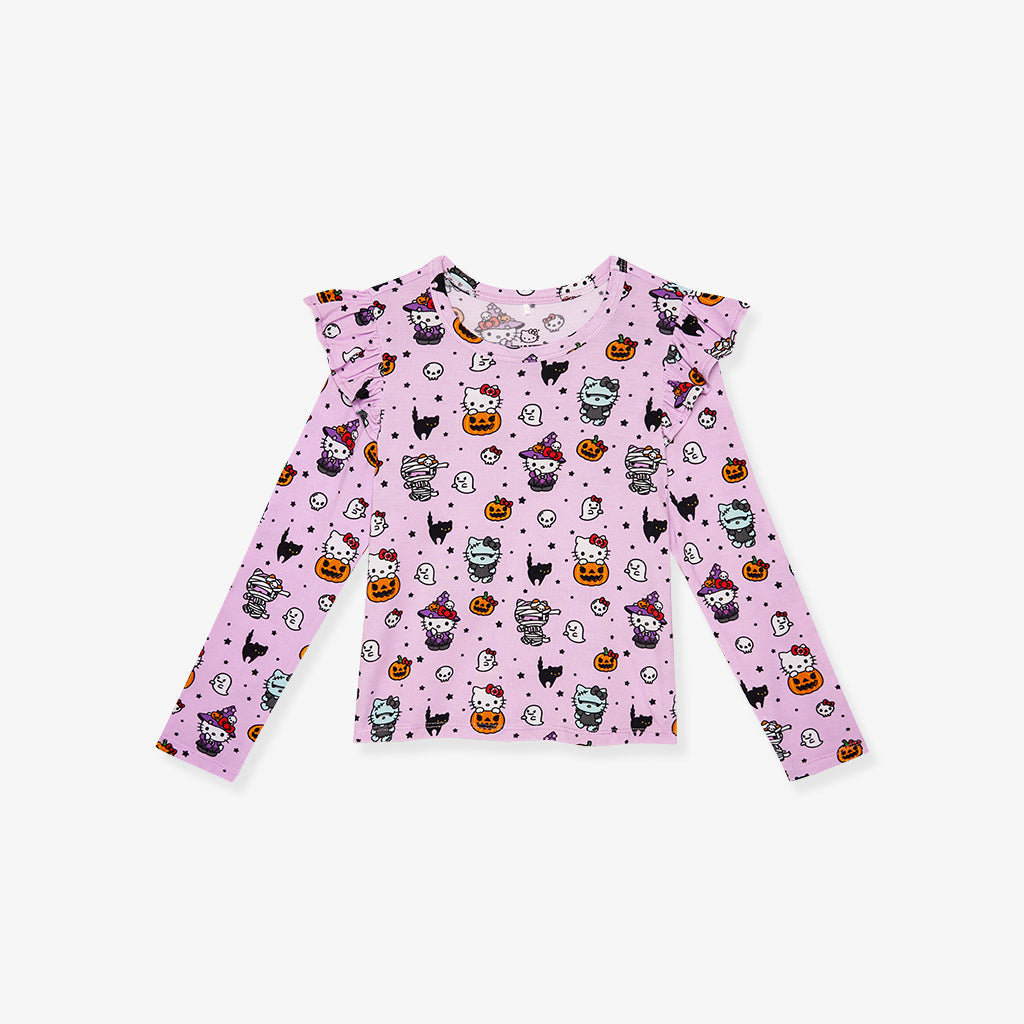 Hello Kitty® Monsters Ruffled Shoulder Top