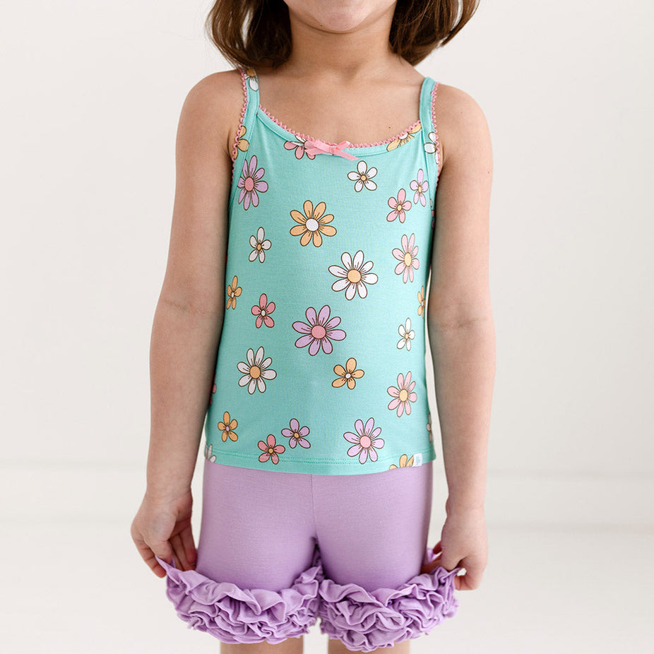 Donna Girls' Picot Cami