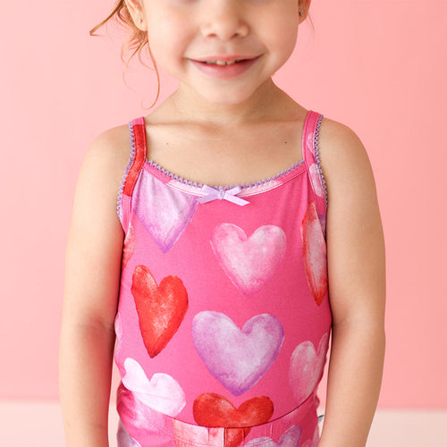 Posh Valentine Girls' Picot Cami