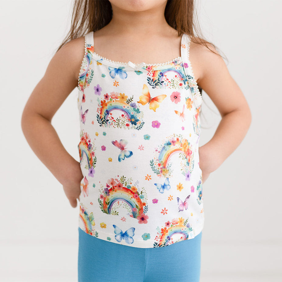 Lucky Rainbow Girls' Picot Cami