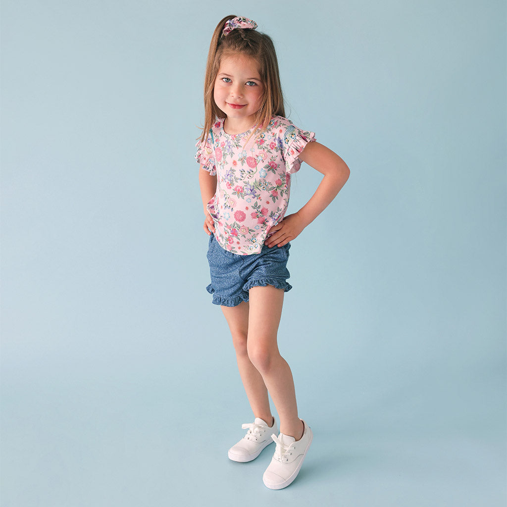 Christine Ruffled Boxy Tee